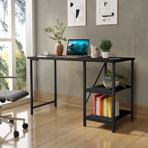 Mesa Home Office Escrivaninha Industrial Quarto Notebook